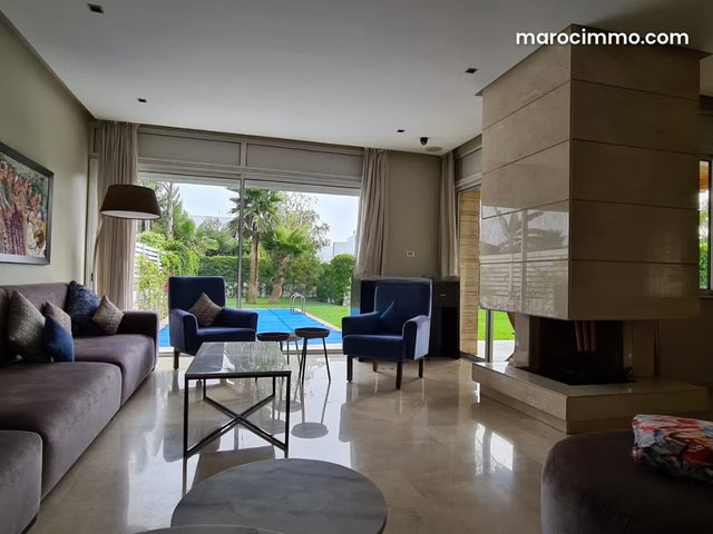 Belle villa moderne meublée à louer à la ville verte — 3