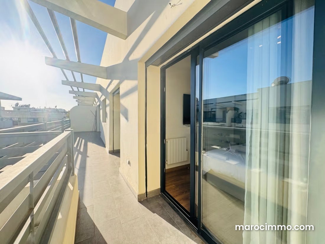 Furnished 130 sqm Apartment with 40 sqm Terrace, Racine, Casablanca — Casablanca