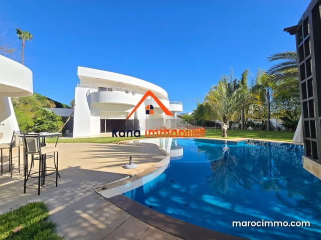 Furnished Villa for Rent in Souissi — Rabat
