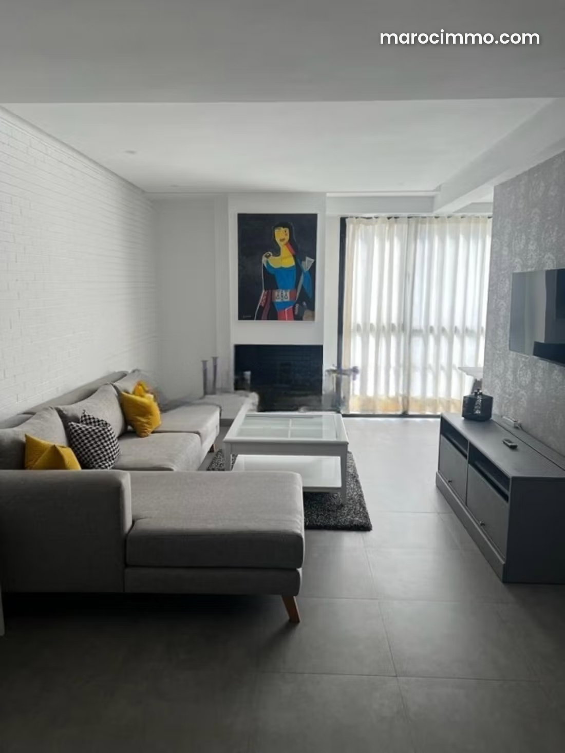 Furnished Apartment with Terrace for Sale in Racine, Casablanca — Casablanca