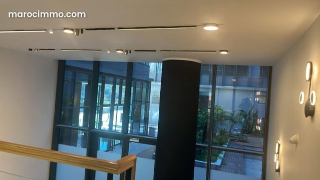 Bureaux en location à Casablanca Finance City. Surface totale 105 m². Places de parking et terrasse — 4
