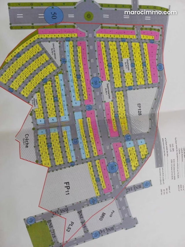 Terrains de 120m2 au 260 m2 a vendre lot ABARCHAN — 4