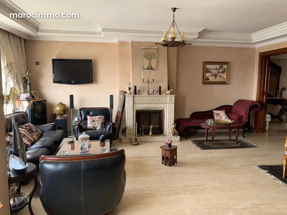 Appartement 212 m², 4 chambres, Racine, Casablanca, vue dégagée — Casablanca