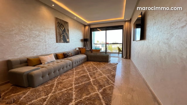 Magnifique Appartement 128 m² à Vendre – Vue Mer, 3 Chambres, Salon au Cœur de Dar Bouazza — 2