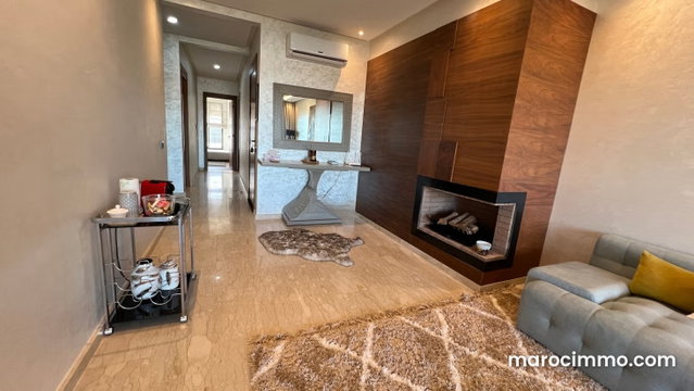 Magnifique Appartement 128 m² à Vendre – Vue Mer, 3 Chambres, Salon au Cœur de Dar Bouazza — 3