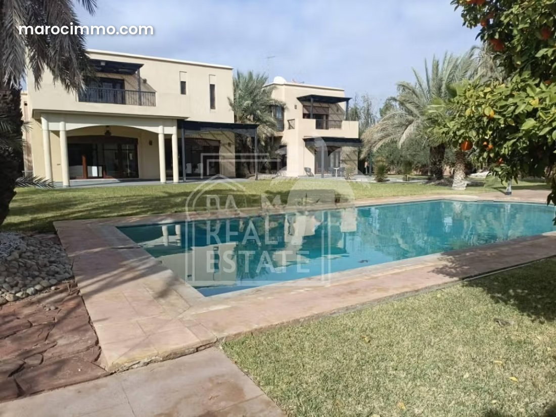 New 600 m² Villa with Pool, Palmeraie, Marrakech — Marrakesh