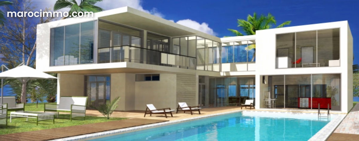 Terrain de 597 m2 à vendre sur Bouskoura ville