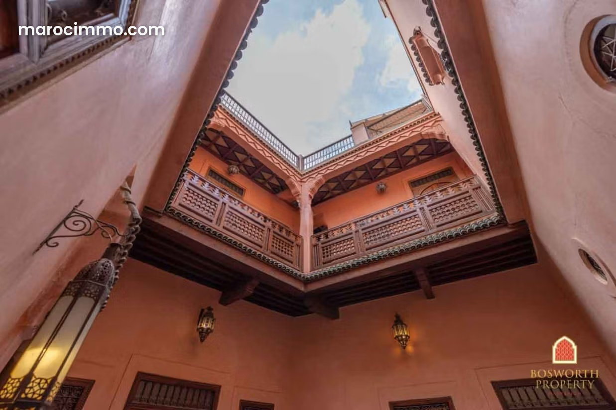 Historic 4-Bedroom Riad with Atlas Views, Kaat Ben Nahid, Marrakech — Marrakesh