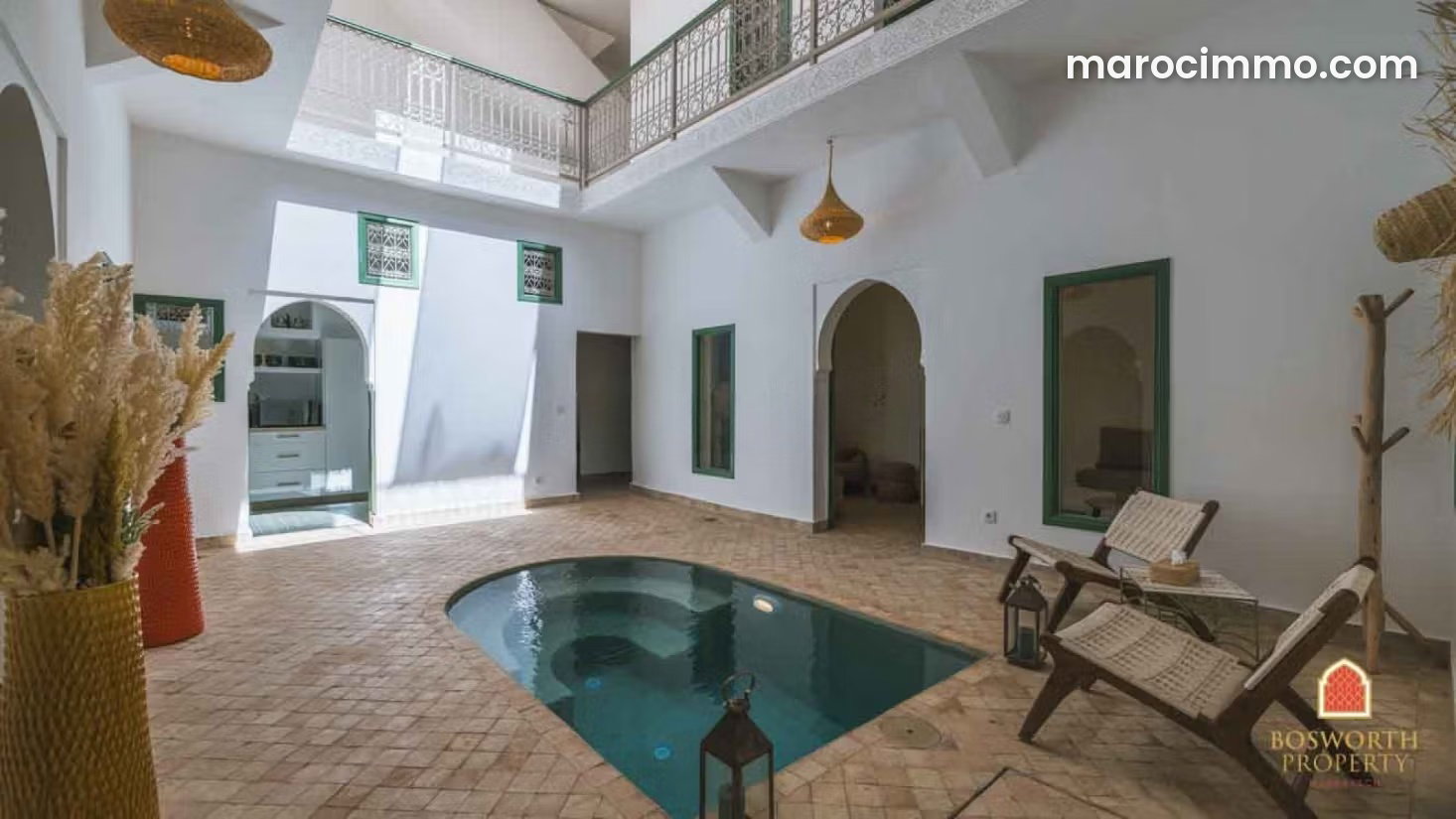 Riad familial 4 chambres avec piscine, Assouel, Marrakech — Marrakech