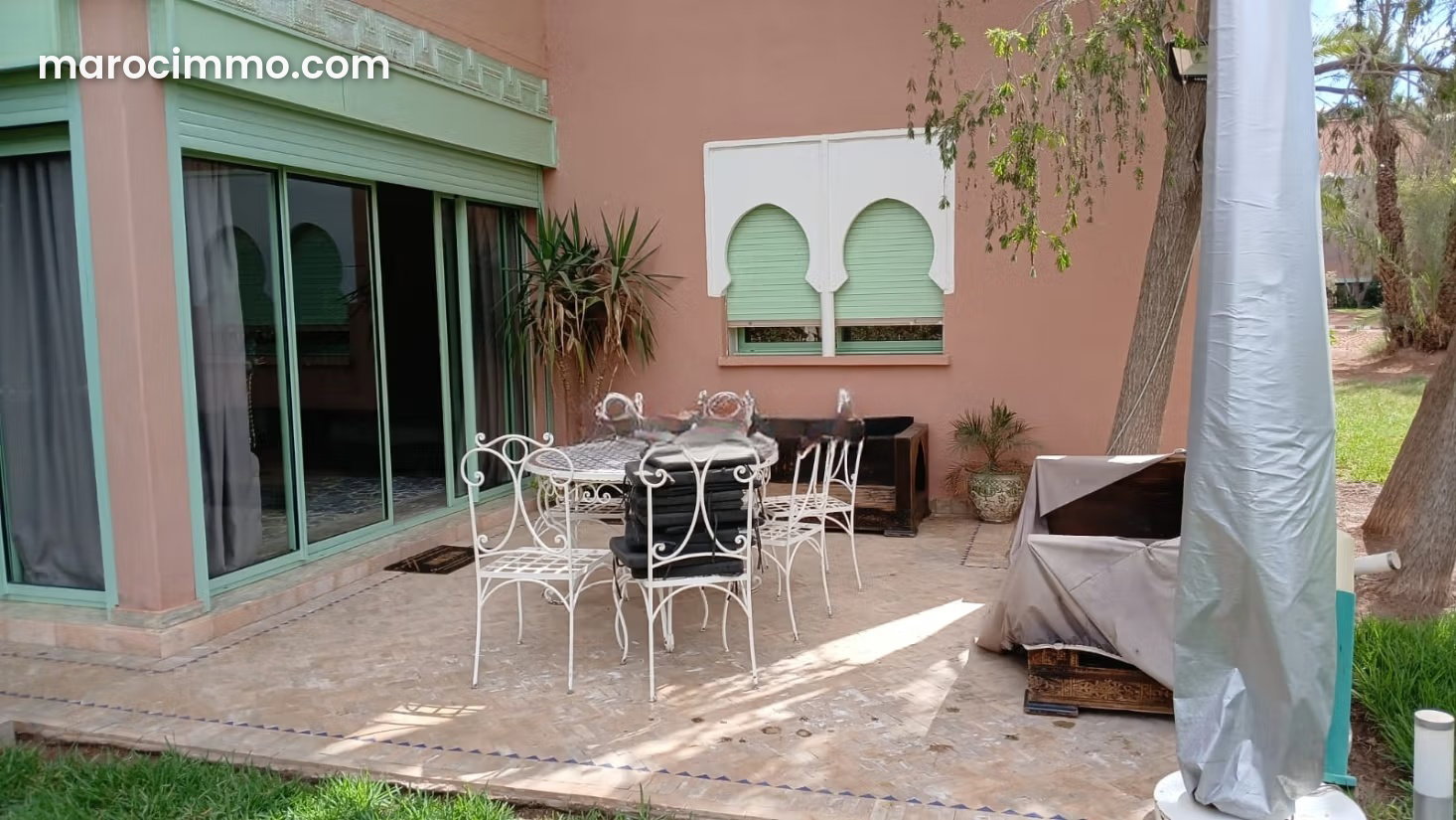 Appartement rez de jardin à la Palmeraie Marrakech — Marrakech