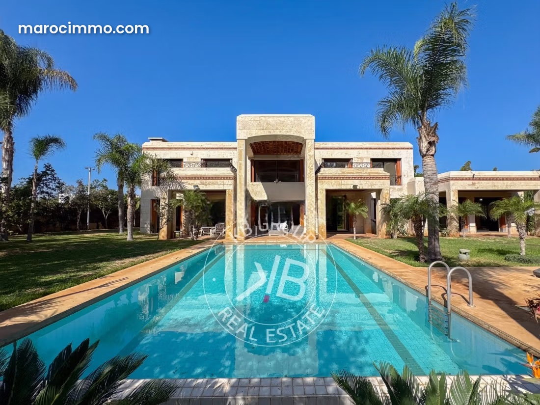 5-Bedroom Villa with Pool and Garden, Souissi, Rabat — Rabat