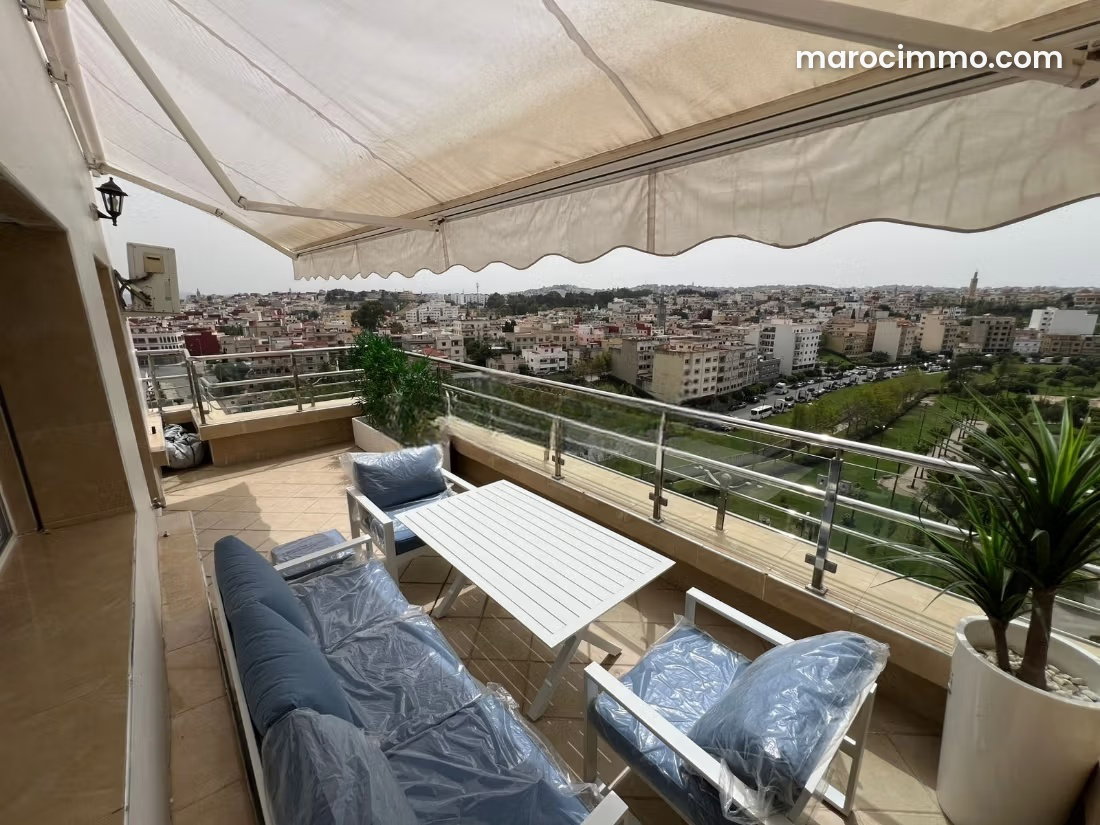 Appartement meublé 120 m², terrasse vue montagne, Castilla Tanger — Tanger