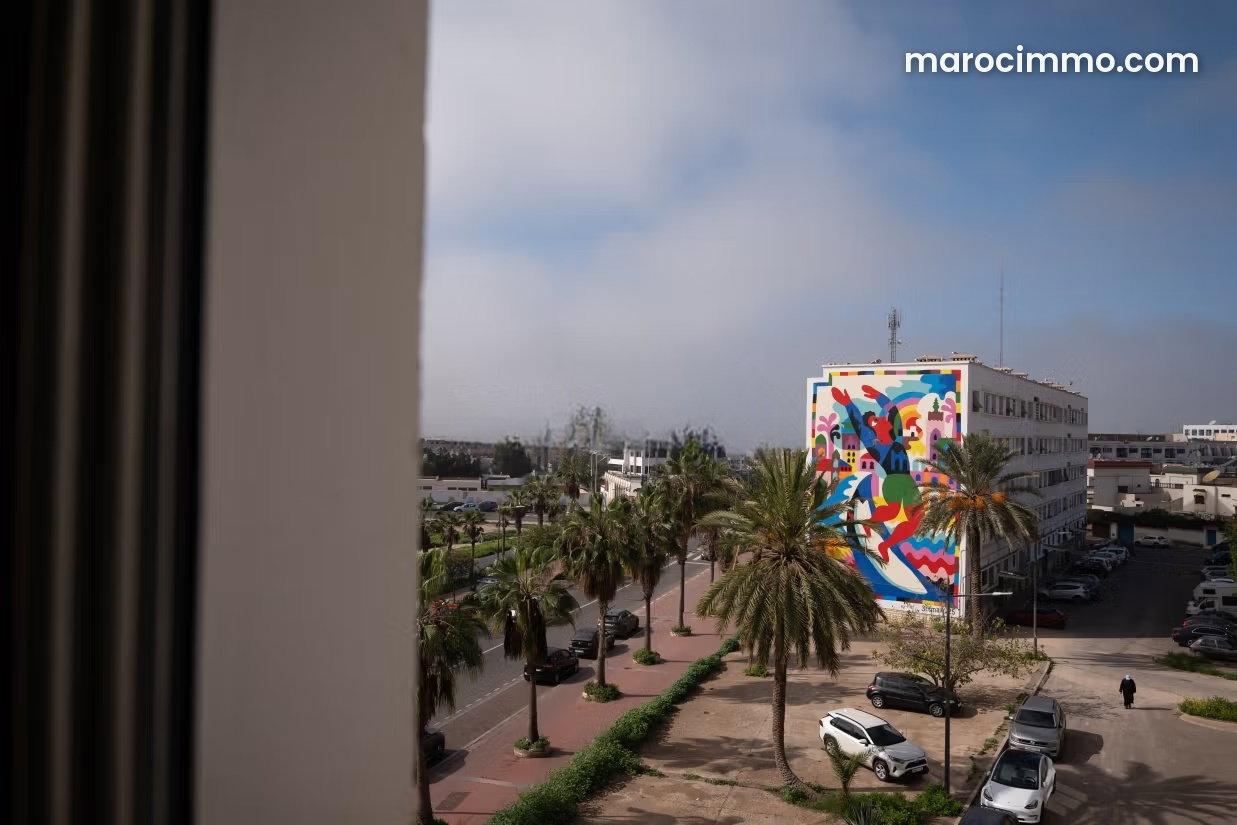 140 sqm Sea-View Apartment for Rent in Talborjt, Agadir — Agadir