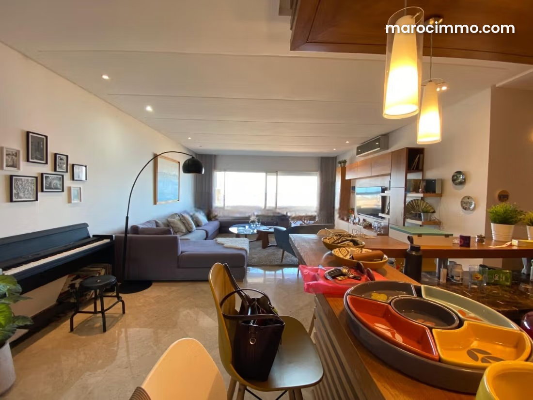 Sea-View Apartment with Terrace in Dar Bouazza — Dar Bouazza