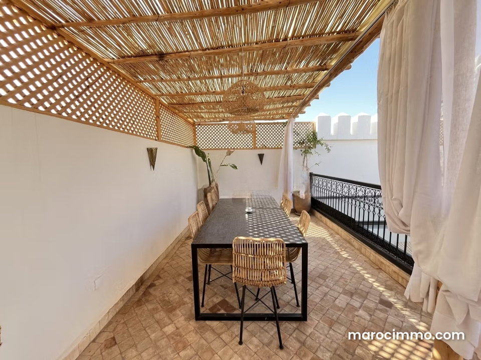 Marrakech – Très joli riad 4 suites proche Jemaa el Fna avec rooftop aménagé