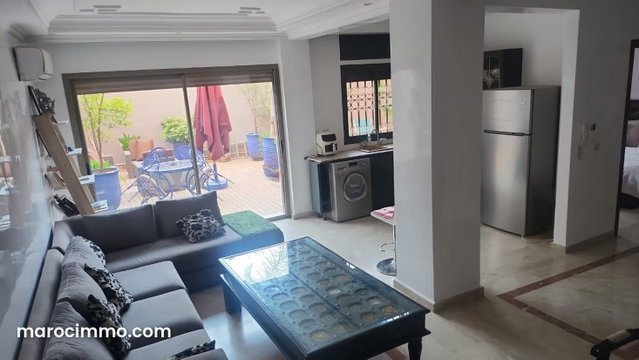 Louez cet appartement à Guéliz. 4 pièces. Bien meublé — 4