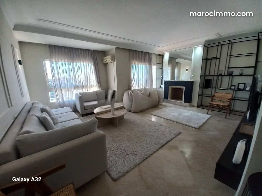 Furnished 120 m² Apartment with Terrace in Les Princesses, Casablanca — Casablanca