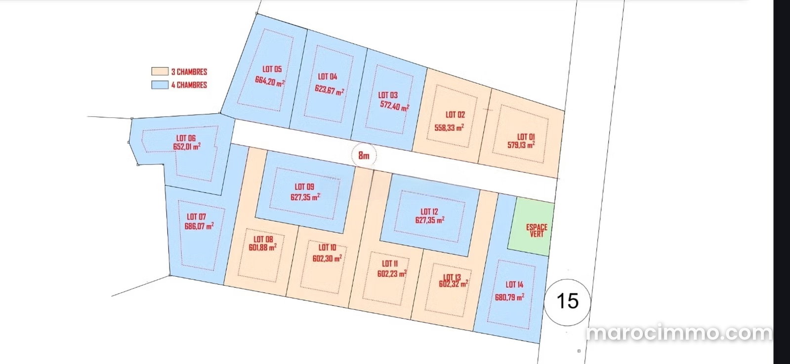 8,000 m² Plot in D2 Zone, Douar Laarab, Essaouira for Sale — Essaouira