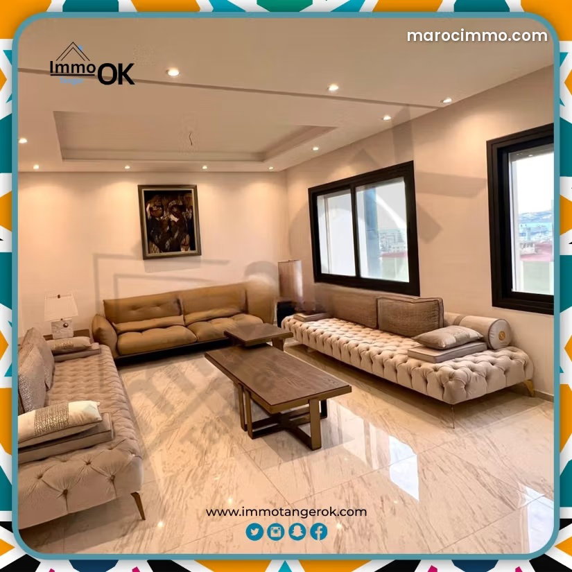128 sqm, 3-bedroom apartment with terrace and garage, Iberia, Tangier — Tangier