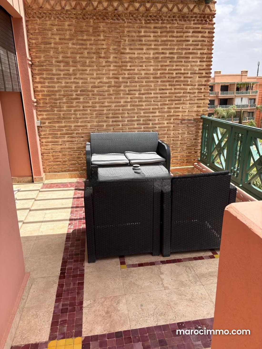 124 m² Furnished Apartment with Terraces and Pool, Agdal, Marrakech — Marrakesh