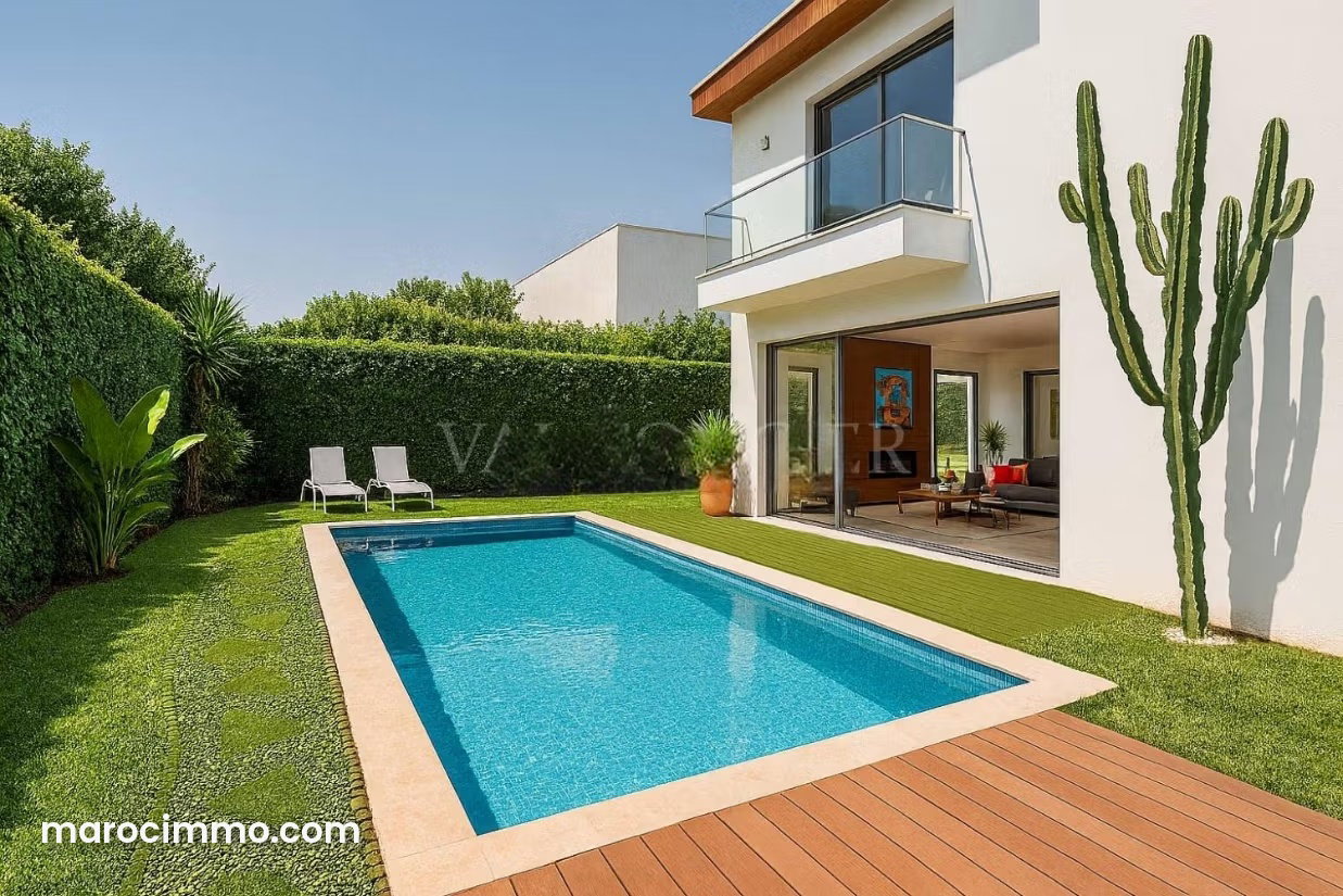 600 sqm Villa with Pool, C.I.L, Casablanca — Casablanca