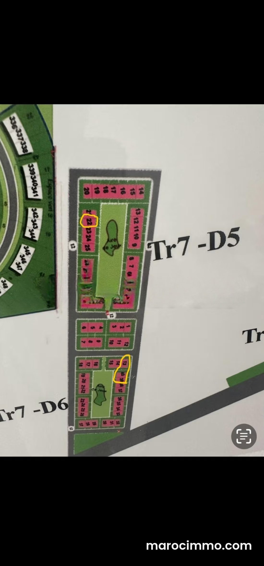 350 m² Plot for Sale, Tahanaoute Road, Marrakech — Marrakesh
