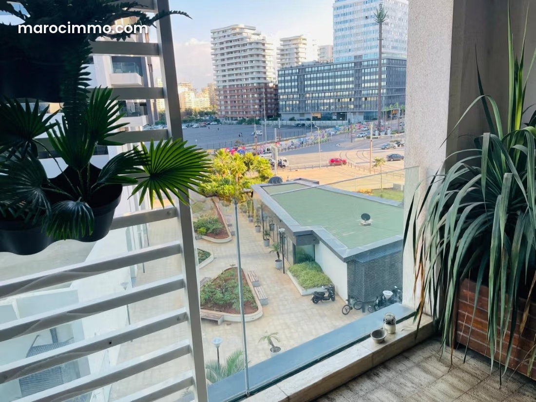 Furnished 134 sqm Apartment, 2 Bedrooms, Casablanca Finance City — Casablanca