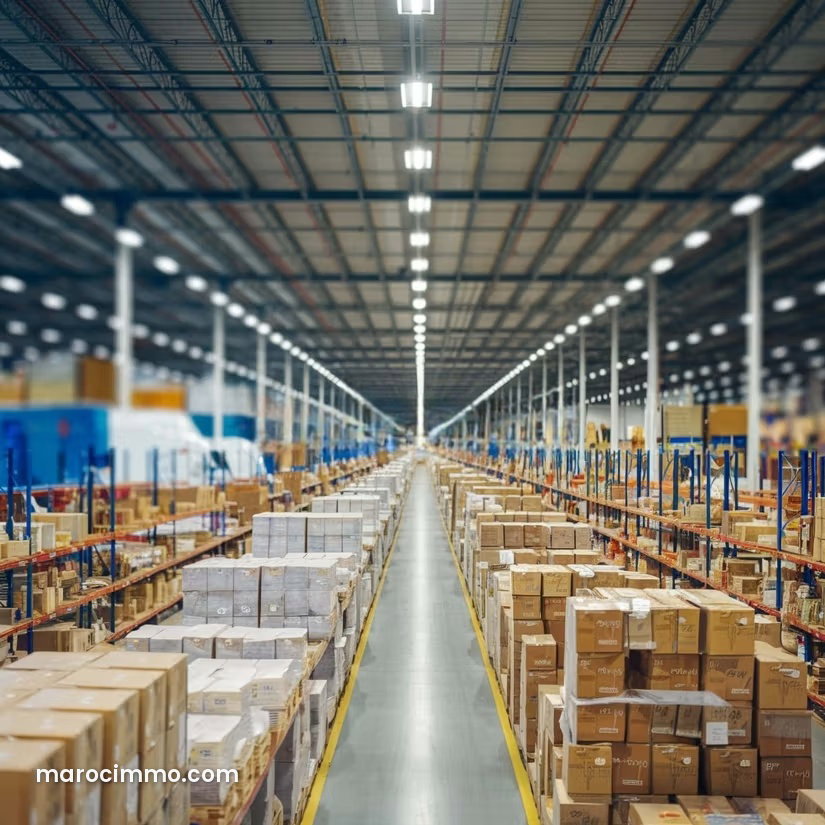 10,000 m² Factory with Electrical Substation, Central Bouskoura — Bouskoura