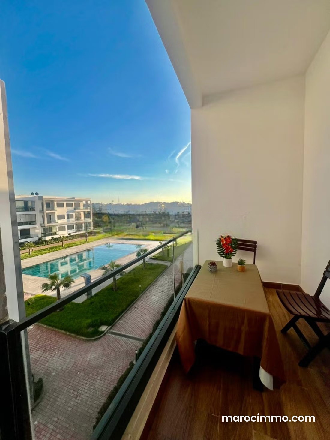 Appartement meublé vue mer à louer à El Mansouria — El Mansouria