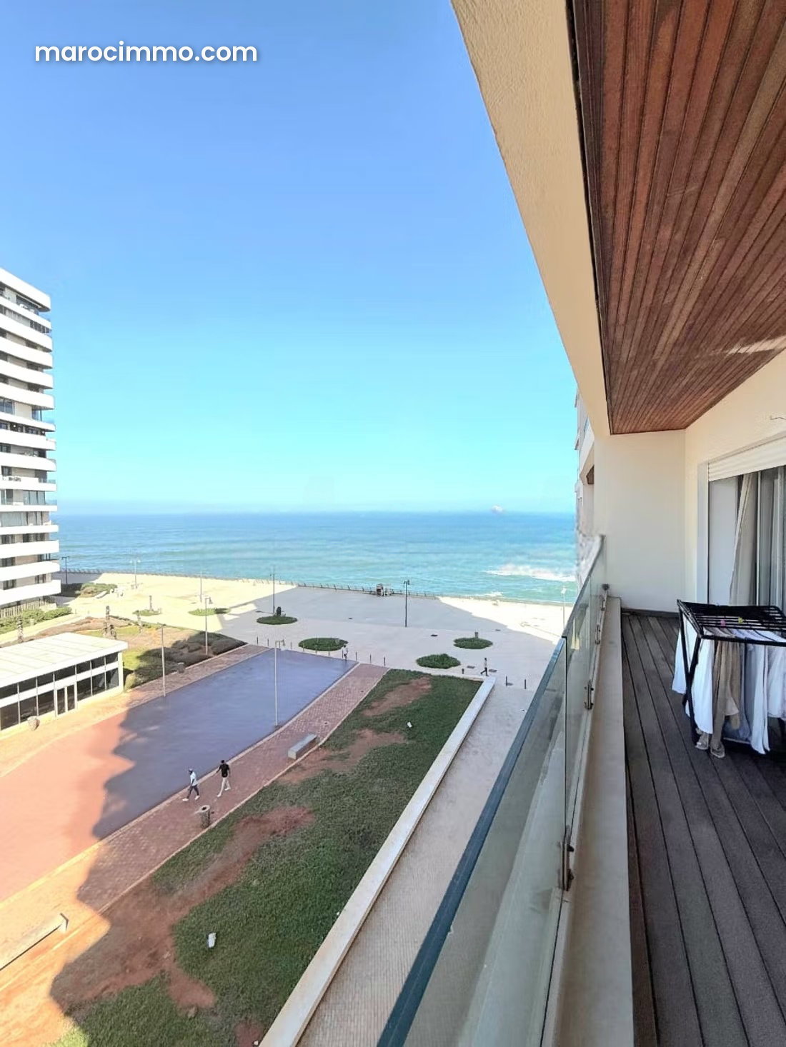Appartement meublé 200 m², vue océan, Marina Casablanca — Casablanca