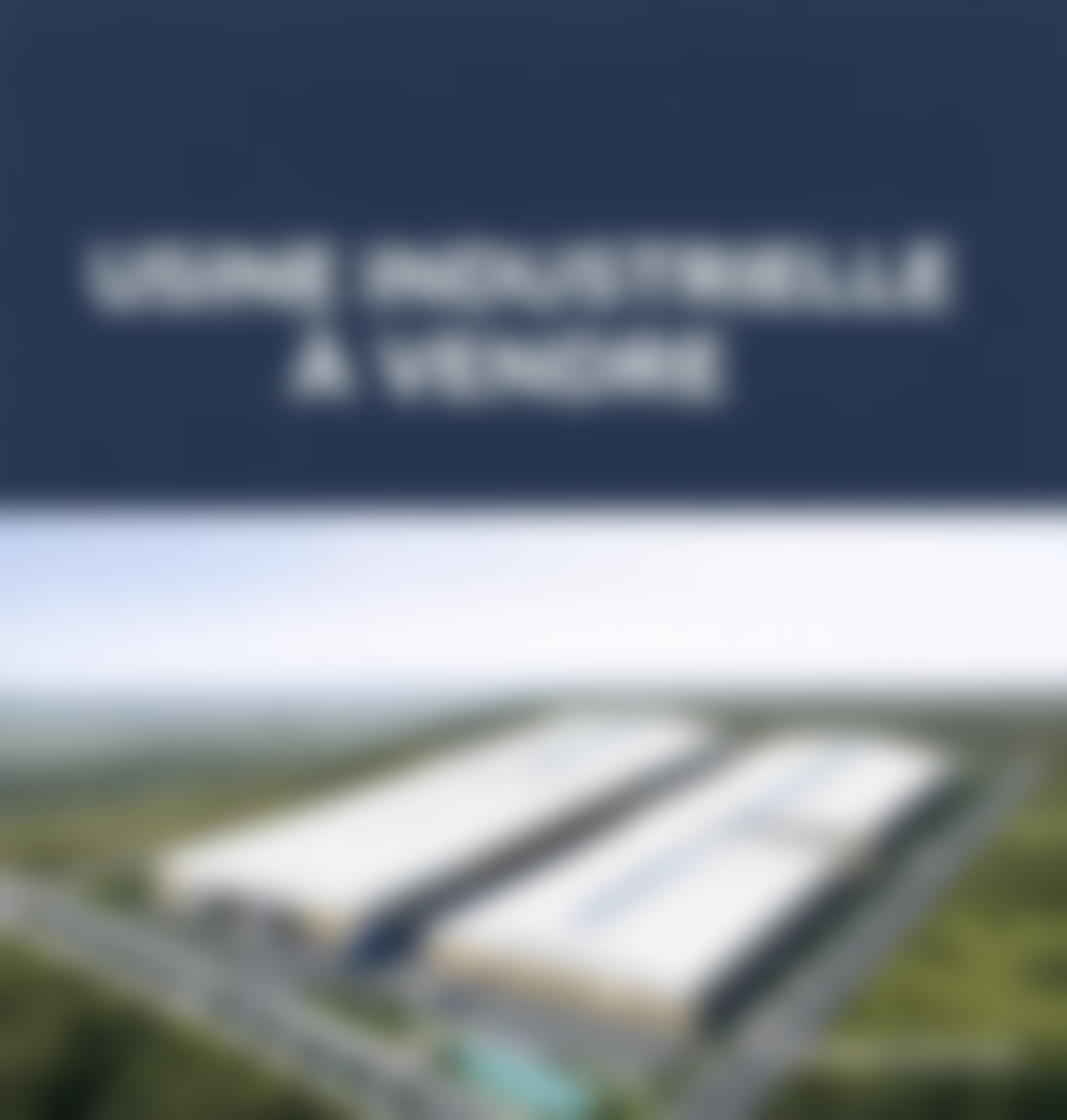 Local industriel 3400 m² à vendre zone Mghogha Tanger