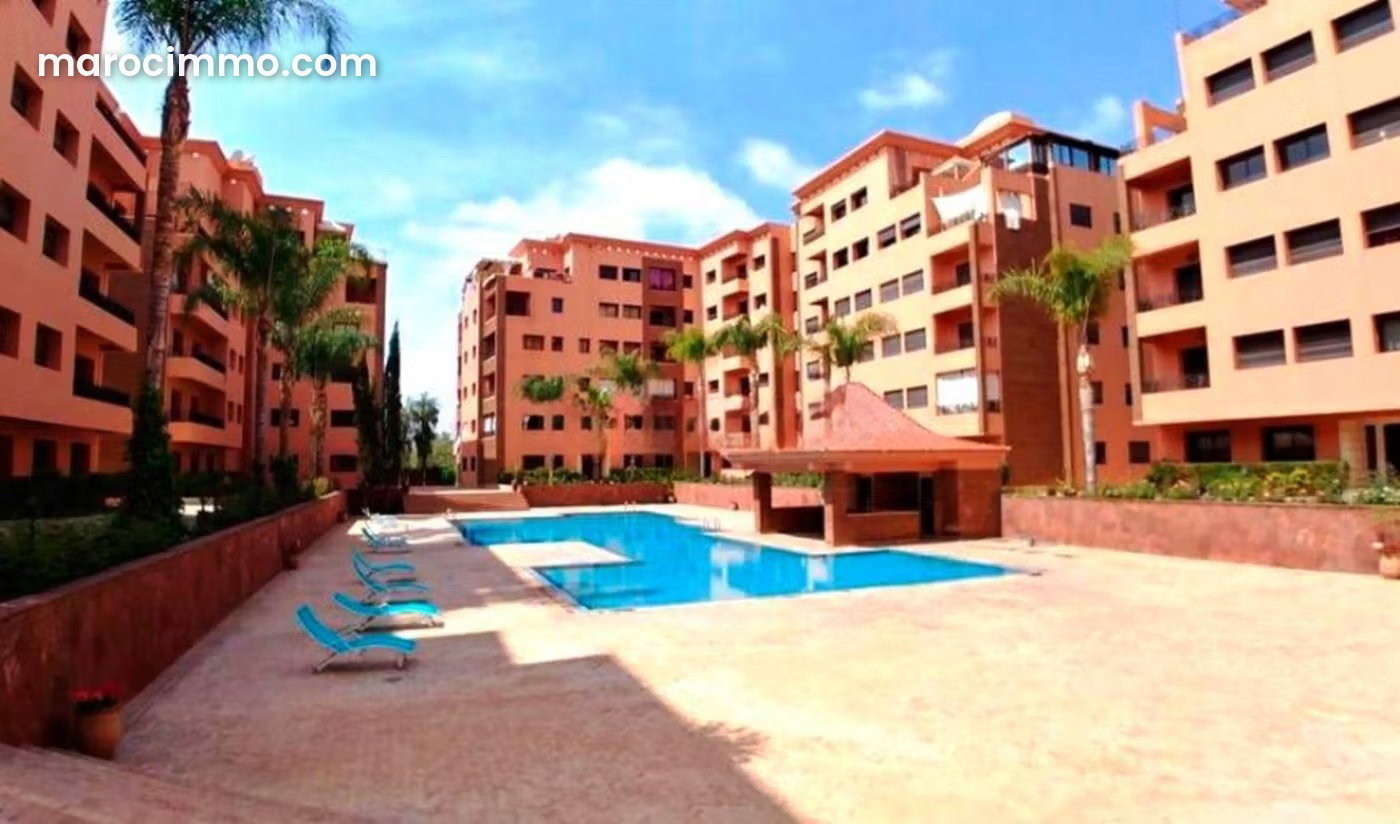 Furnished 85 m² Apartment, Hivernage, Marrakech, Atlas Views — Marrakesh