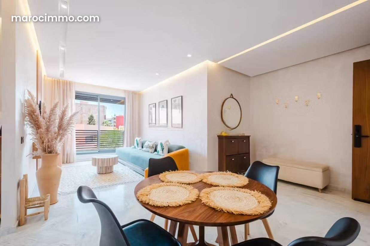 70 m² Apartment, 2 Bedrooms, Gueliz, Marrakech — Marrakesh