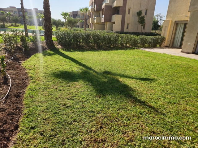 Appartement en location meublé avec 3 chambres a Prestigia — Marrakech