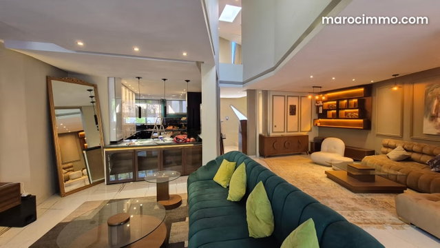 A louer villa meublée 417m2 Prestigia ville verte — 2