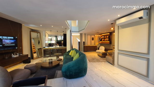 A louer villa meublée 417m2 Prestigia ville verte — Bouskoura