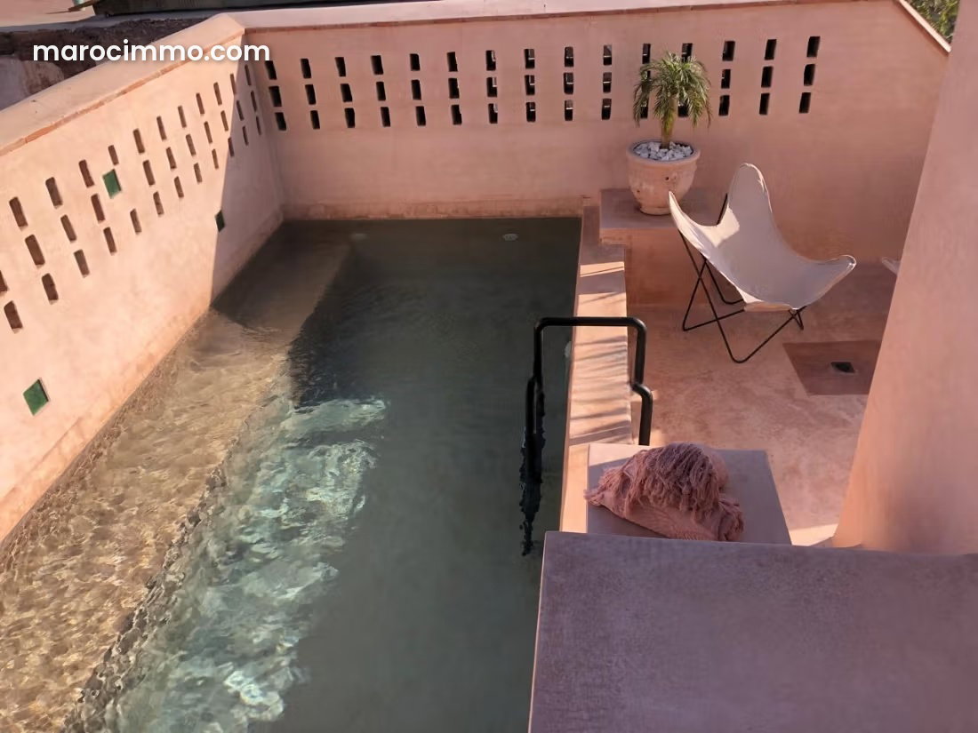 Riad with swimming pool for sale, Sidi Mimoun, Marrakech — Marrakesh