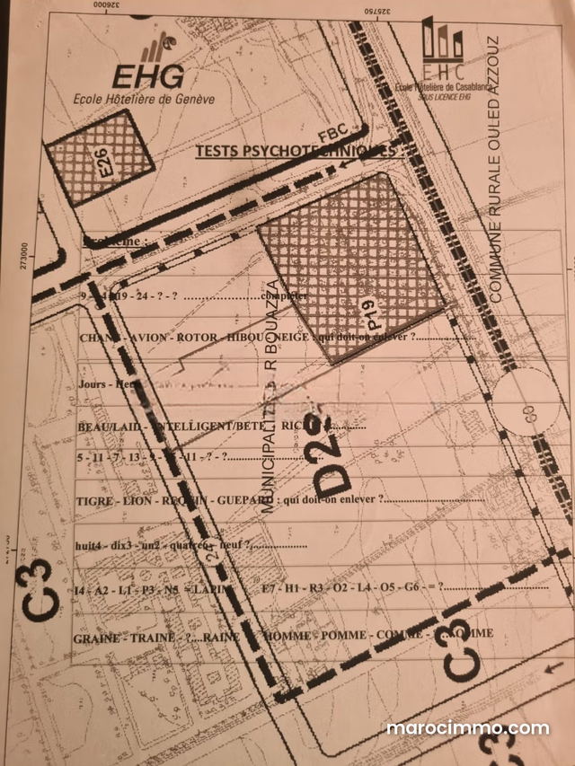 Land for Sale – Zone D2S, Dar Bouazza — Dar Bouazza