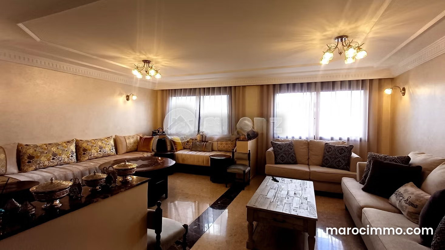 New 126 sqm Apartment, 3 Bedrooms, Maârif Extension, Casablanca — Casablanca