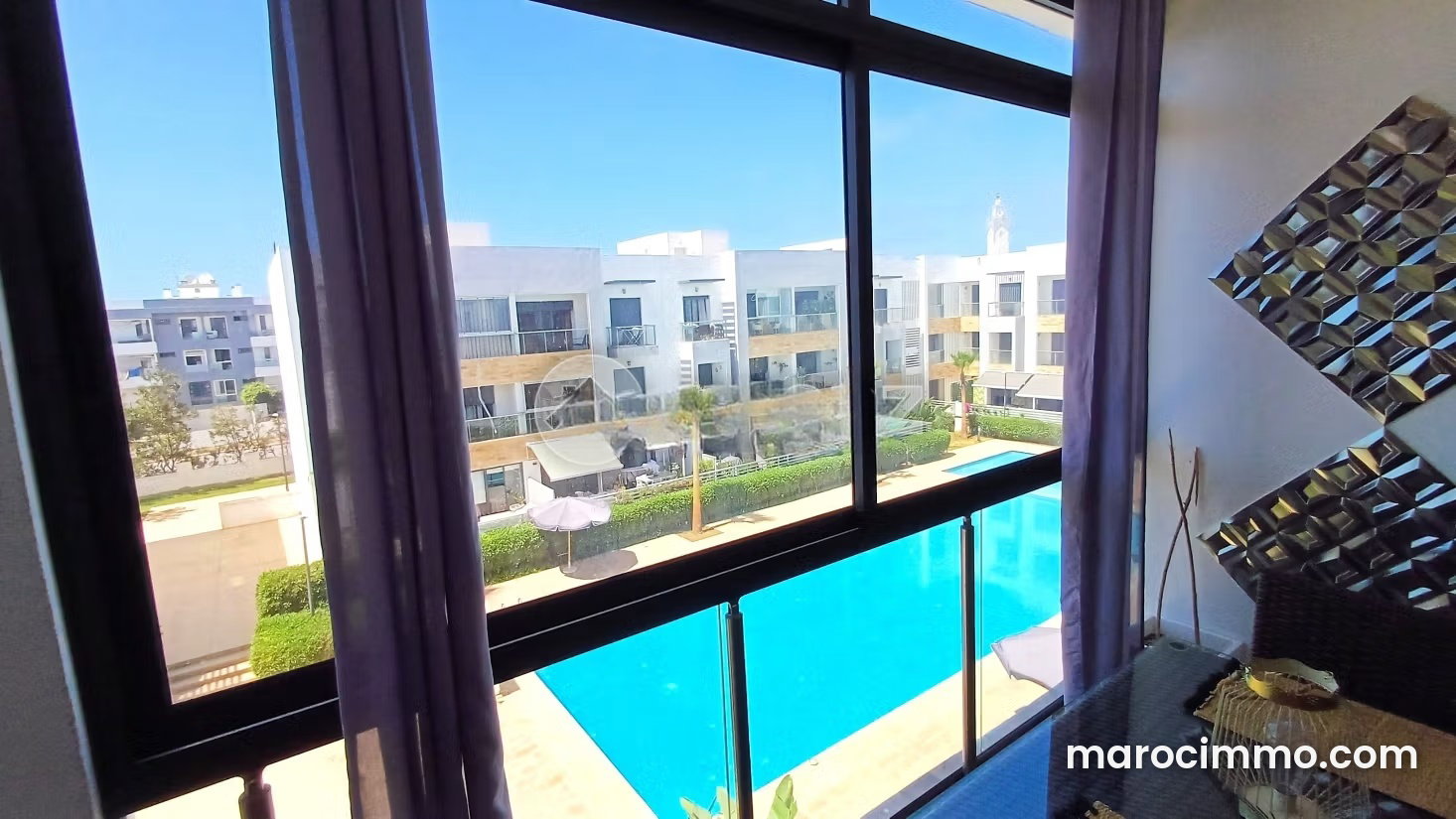Furnished 91 sqm Apartment with Garage in Dar Bouazza — Dar Bouazza