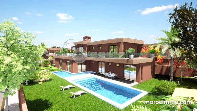 SUNSET VALLEY Villa à vendre 1 081 m², 5 chambres Route d'Amizmiz Marrakech — 2