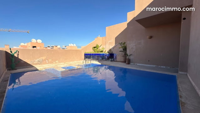 Appartement meublé 1 Ch Neuf avec Grande Terrasse – Piscine — 3