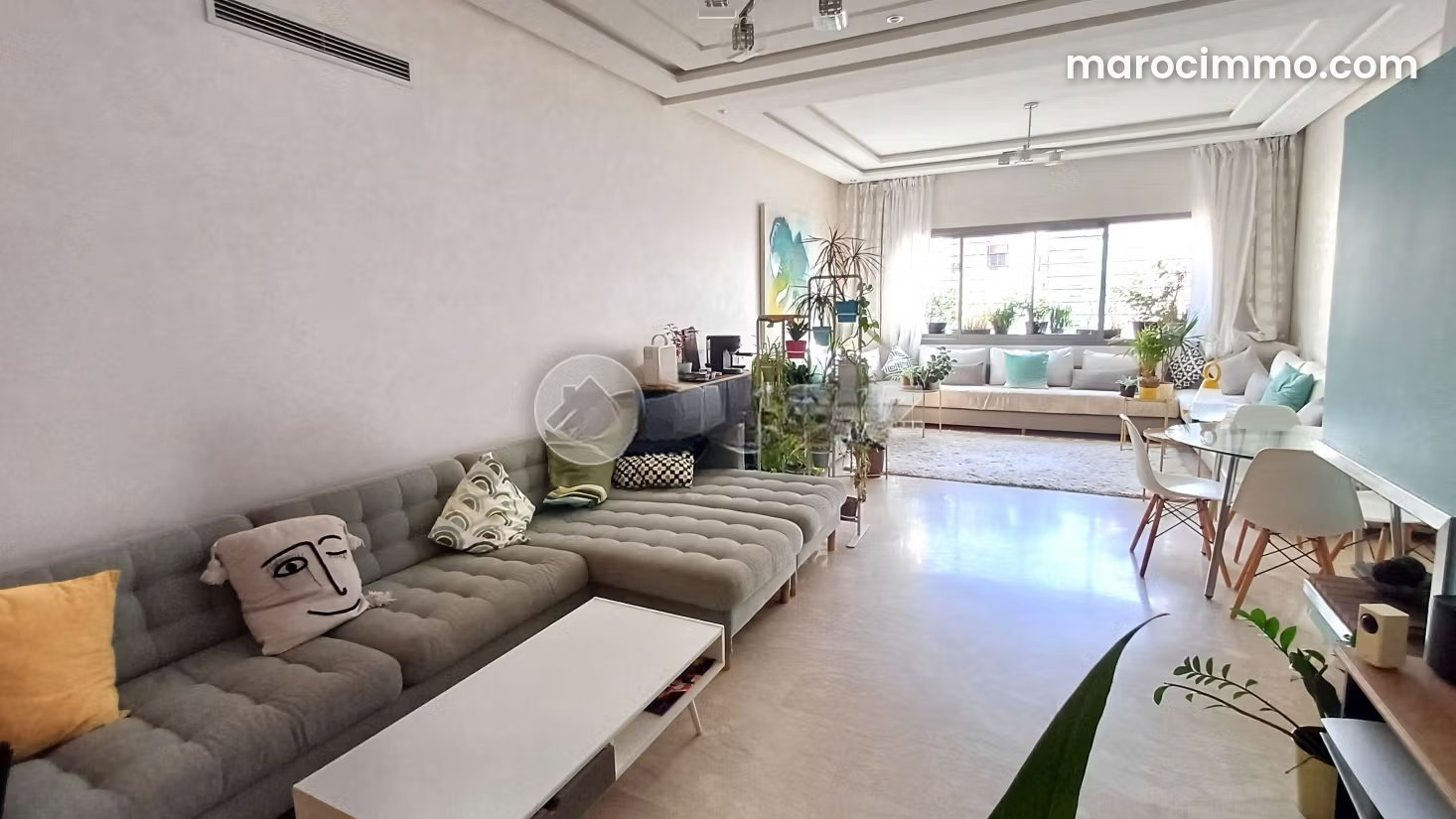 Appartement 126 m², 3 chambres avec terrasse à Bourgogne, Casablanca — Casablanca