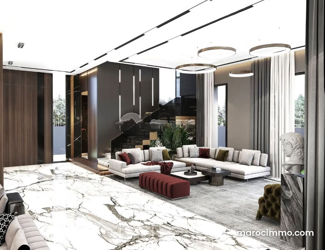 Villa haut standing avec piscine à Bouskoura centre — Bouskoura