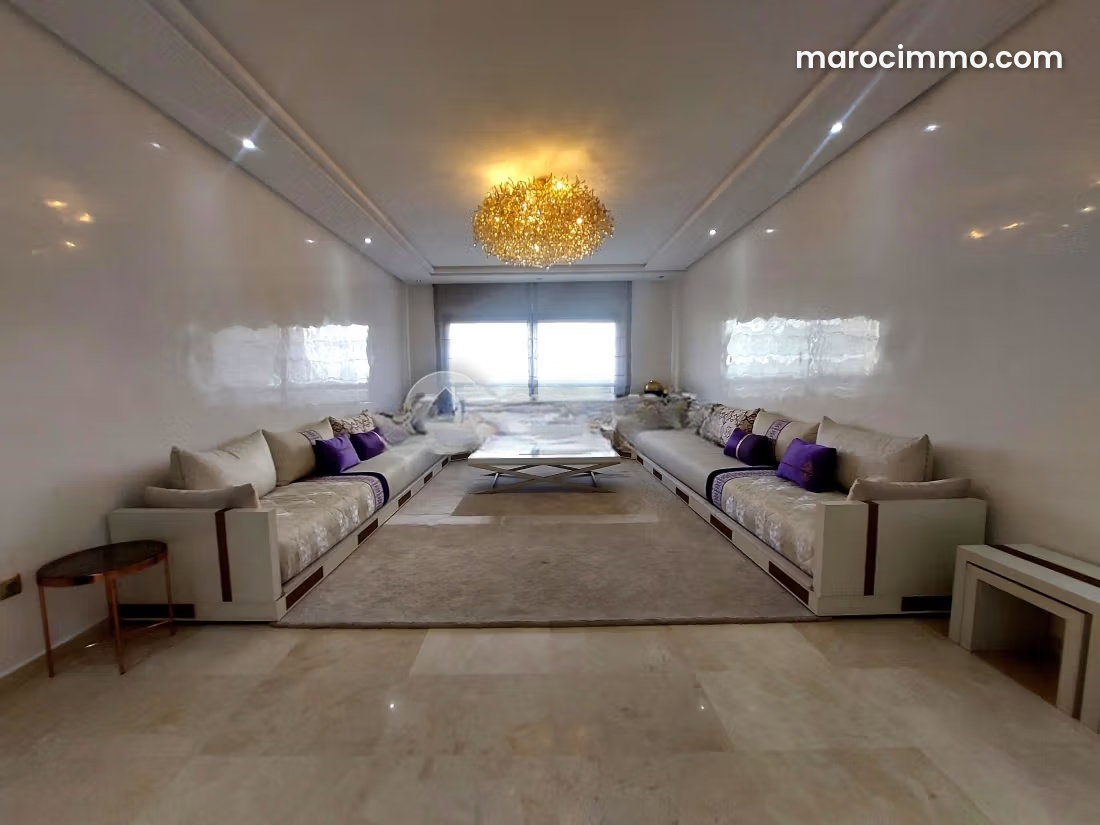 176 sqm Furnished Apartment for Rent, Racine, Casablanca — Casablanca