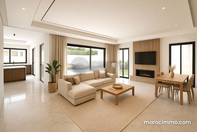 Villa à vendre 607 m², 7 chambres Ville Verte Bouskoura — بوسكورة