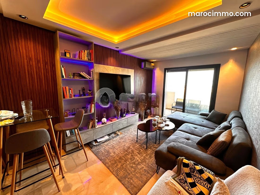 Appartement neuf meublé, 54 m², Dar Bouazza, vue dégagée — Dar Bouazza