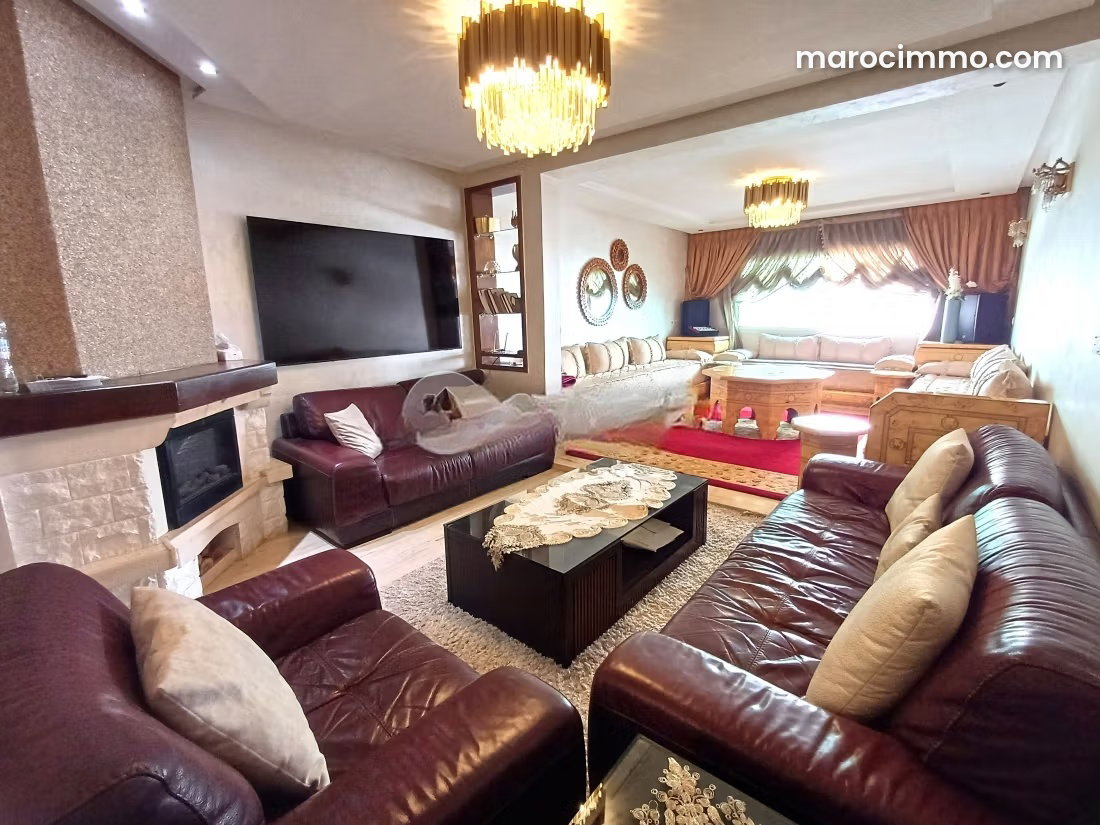 Appartement 144 m², 3 chambres avec terrasse, Maârif Extension — Casablanca