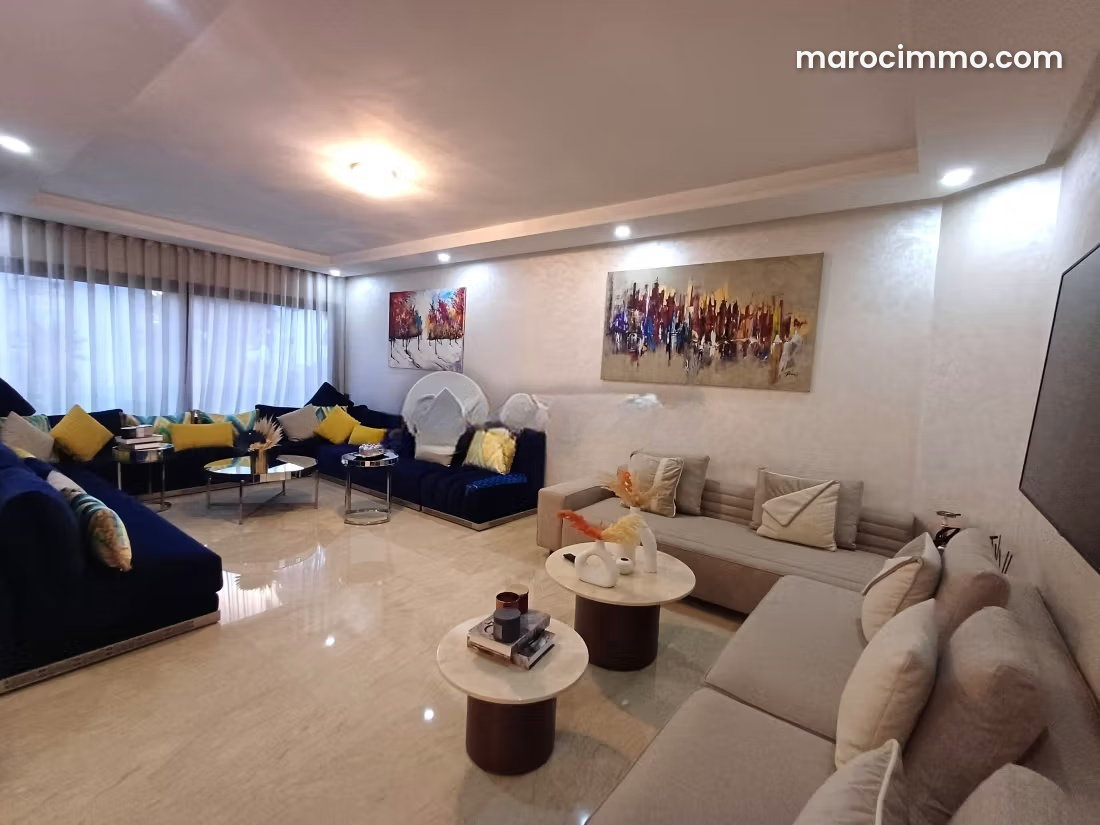 3-Bedroom Apartment for Rent, Riviera, Casablanca — Casablanca