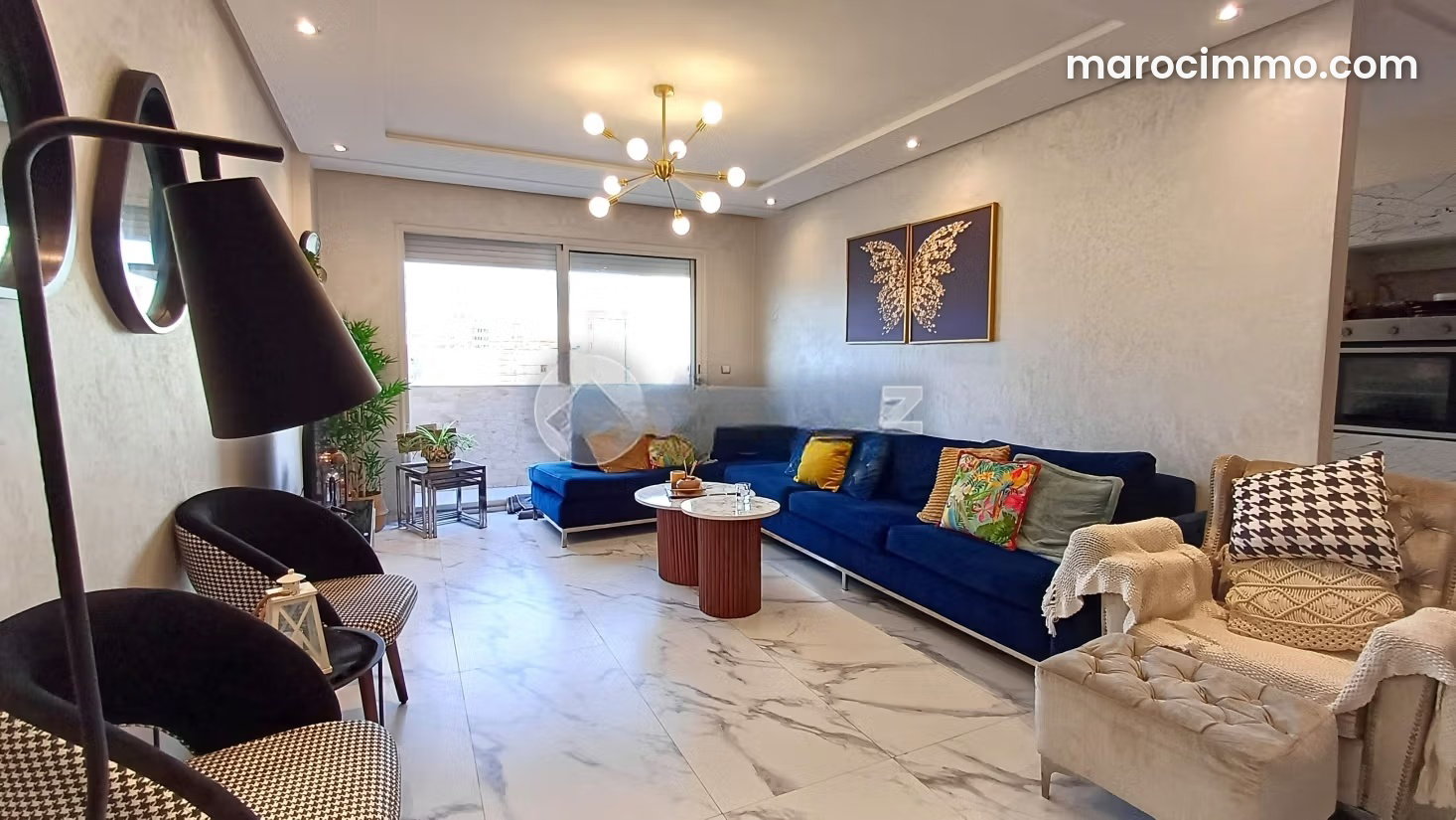 New 91 sqm Apartment, 2 Bedrooms, Terrace, La Gironde, Casablanca — Casablanca